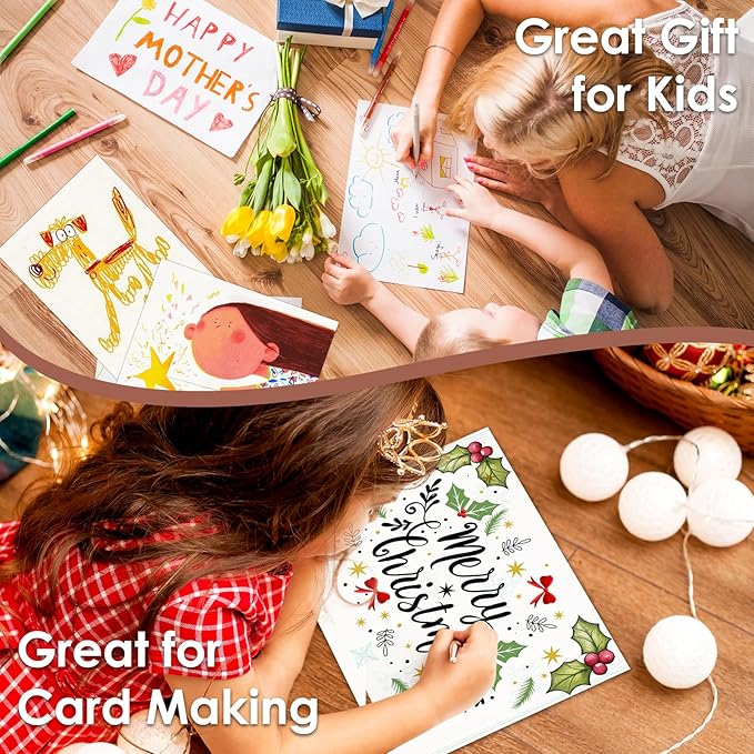 180 Sheets Sketch Paper, 9" x 12" Acid Free Artist Art Easel Drawing Painting Writing Sketching Book Paper Bulk, Study Essentials College Office School Supplies for Kids Students Adults Beginners-BubblyBeeBaby