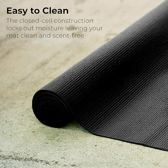 Hello Fit 10-Pack Yoga Mat, 68" x 24" Non Slip Exercise Mat, 4mm Thick Gym Mat for Fitness and Stretching, Bulk Non Toxic Yoga Mats for Schools and Studios-BubblyBeeBaby