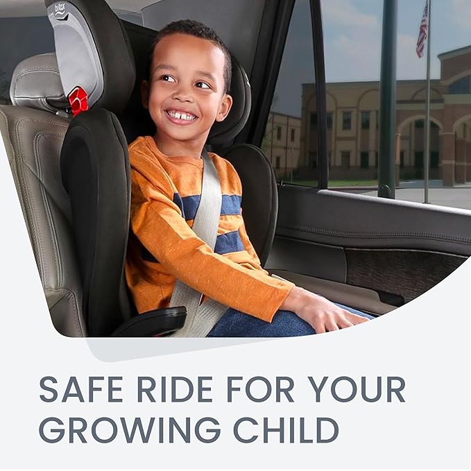 Britax Skyline 2-Stage Belt-Positioning Booster Car Seat, Dusk - Highback and Backless Seat-BubblyBeeBaby