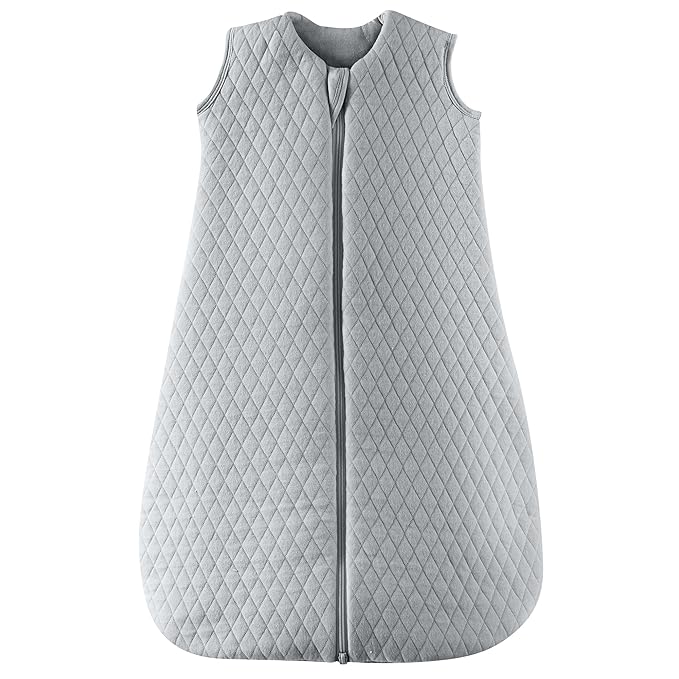 JELLYMONI Baby Sleep Sack TOG 2.5, 6-12 Months Winter Baby Wearable Blanket, 100% Cotton Infant Sleeping Sack 2-Way Zipper Warm Quilted Sleepsack-BubblyBeeBaby