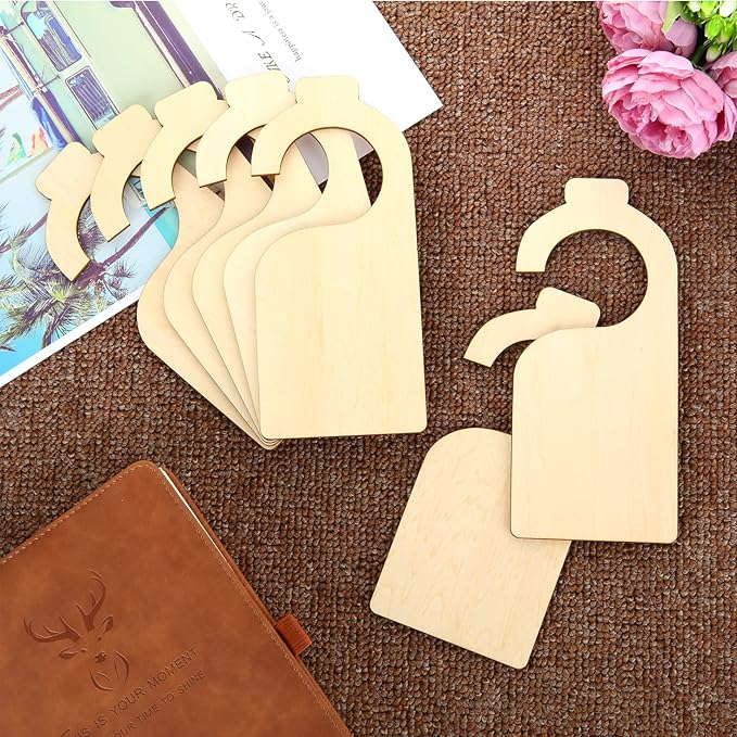 21 Pack Blank Clothing Rack Divider, Wooden Closet Size Divider, Closet Dividers Hanging Closet Dividers for Home Nursery Baby Clothes-BubblyBeeBaby