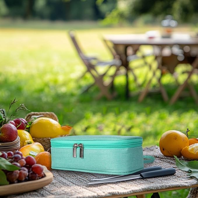 Insulated Breastmilk Cooler Bag with 2 Ice Packs - Breastmilk Cooler Organizer Bag for Daycare, Breastfeeding Mom Travel Outdoor-BubblyBeeBaby