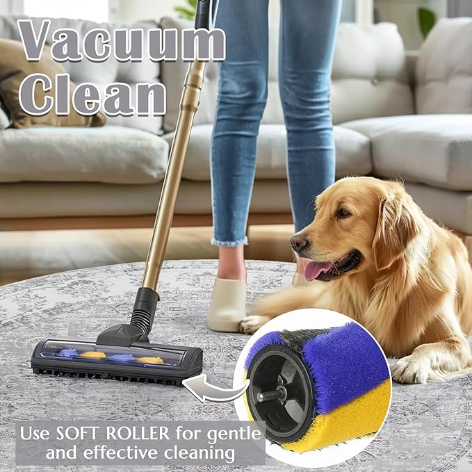 jinchan Round Rug 4ft Area Rugs Vintage Floral Distressed Design - Machine Washable Non-Slip Low-Pile Ultra-Thin Circle Rug for Entryway Bedside Living Room Dining Room Bedroom (4' Round,Grey)-BubblyBeeBaby