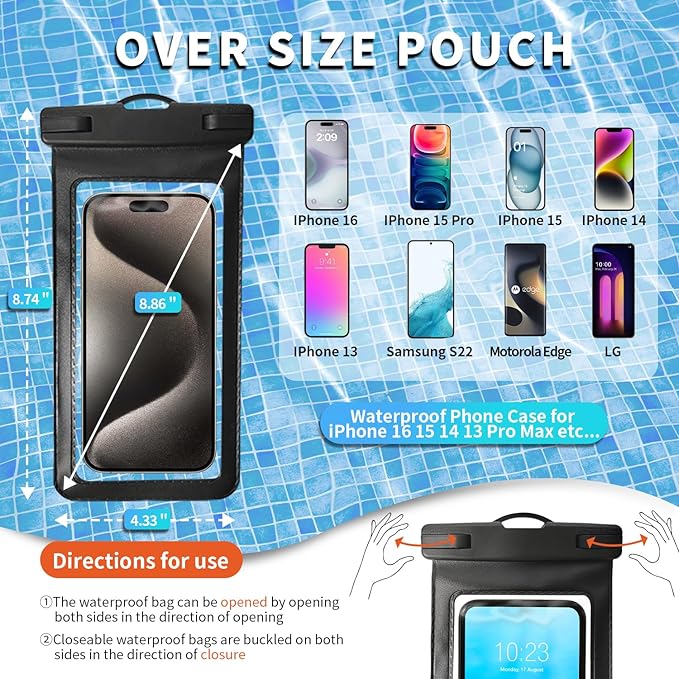 HEYSONG Bluetooth Shower Speaker + Waterproof Phone Pouch – Rugged & Ready for Any Wet Adventure-BubblyBeeBaby