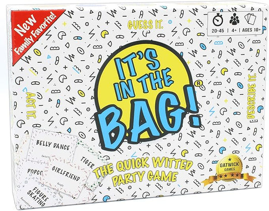 It’s in The Bag - Ultimate Family Game for Game Night, 3 Rounds of Wild Easy Fun! Best Board and Party Games for Adults, Groups, and Kids-BubblyBeeBaby