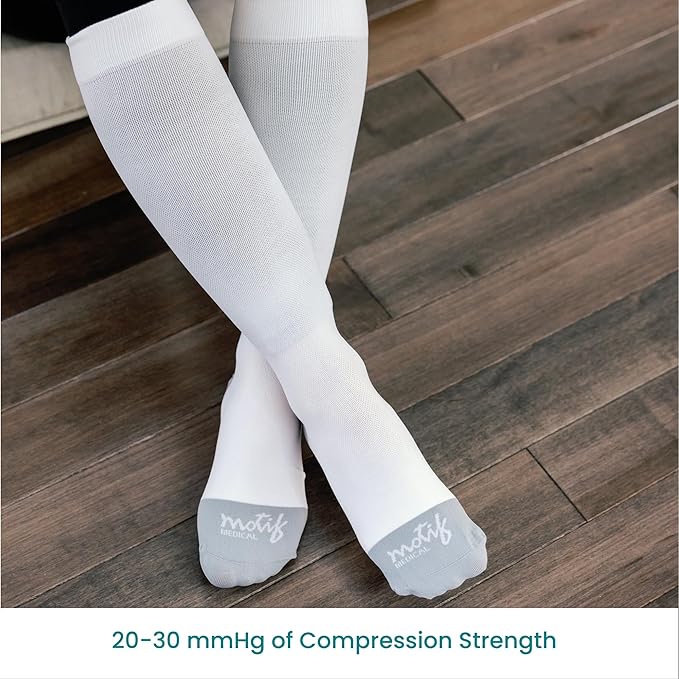 Motif Medical, Maternity Compression Socks, Must Have Items for Pregnancy-BubblyBeeBaby