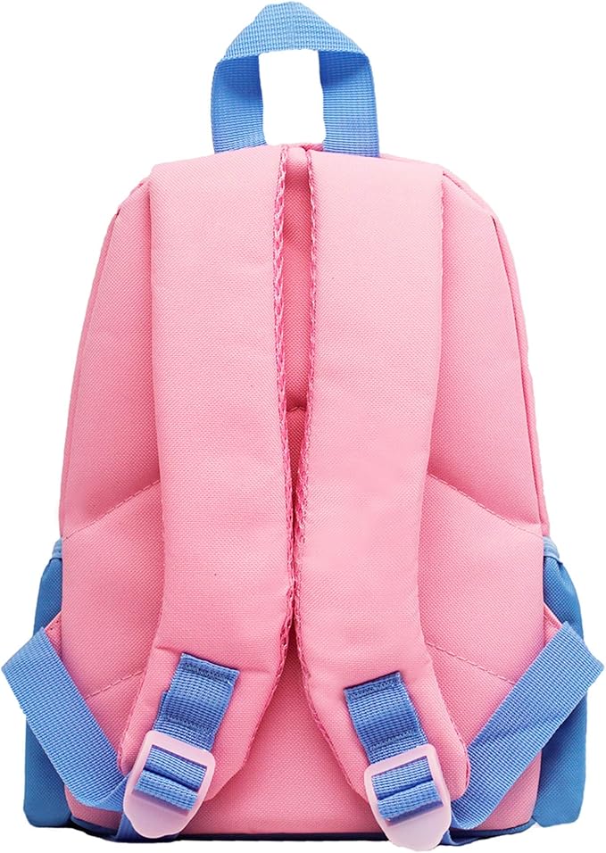 12 Inch Kids Small Toddler Preschool Travel Backpack Cool Cute Cartoon Daypack (Little Blue Unicorn)-BubblyBeeBaby