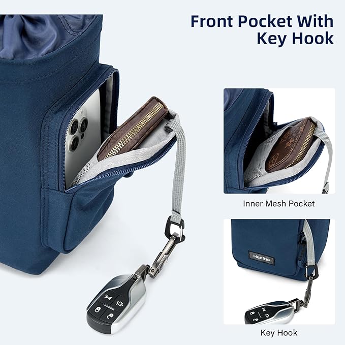 Insulated Water Bottle Carrier Bag with Strap Phone Pocket for 25/32/40/64 oz Tumbler Cup, Water Bottle Holder-BubblyBeeBaby