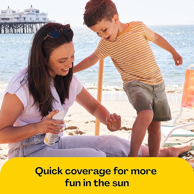 Hello Bello SPF 50 Kids Mineral Sunscreen Spray, Hypoallergenic Broad Spectrum UVA and UVB Protection, Reef Friendly and Water Resistant, 5 oz-BubblyBeeBaby