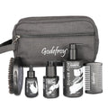 Godefroy Silver Fox Complete Men's Grooming Collection, Beard and Mustache Care Kit With Travel Bag, Gift For Men