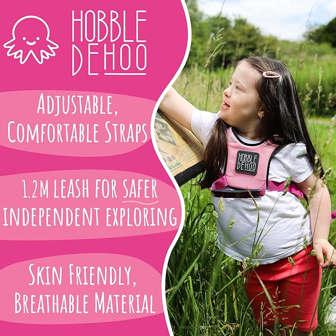 Hobbledehoo Safety Harness For Kids & Toddlers Aged 2-7 Years, Child Harness For Walking & Play Autism Safety Awareness-BubblyBeeBaby