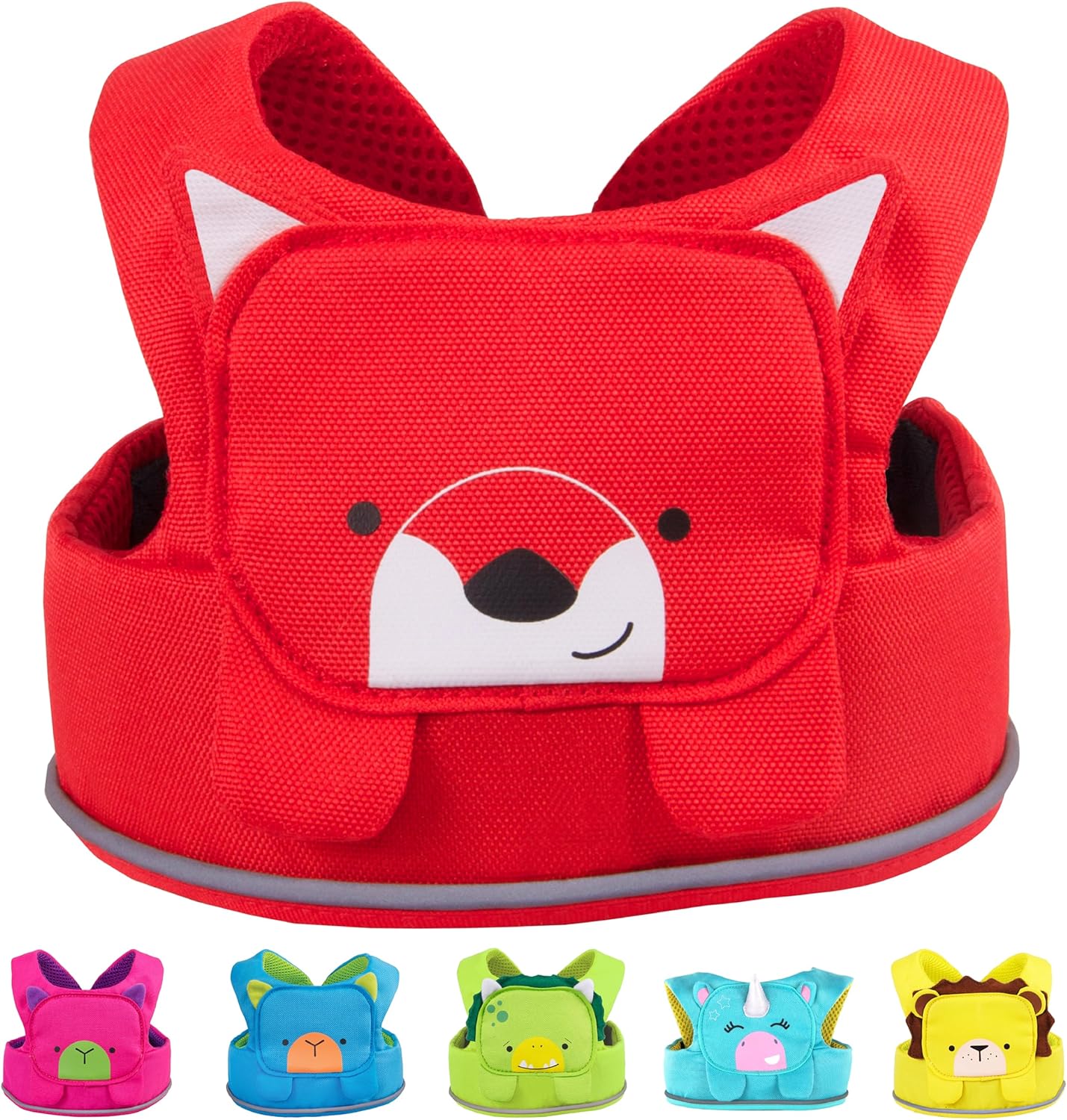 Trunki Toddler Leash - Fuss Free Toddler Walking Reins & Kids Safety Harness | Baby Leash for Kids – Felix Fox (Red)