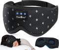 MUSICOZY Sleep Headphones Breathable Sleep Mask Bluetooth 5.4 Wireless Earphones Mask Sleeping Eyemask for Side Sleepers for Women Men Travel Meditation Gift (Mesh Black)