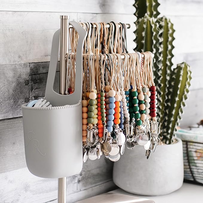 Ryan & Rose Cutie Holder Universal Stroller Cup Holder (Slate)-BubblyBeeBaby