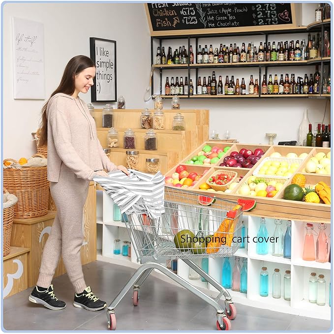 Car Seat Cover for Babies - Multi-use Carseat Canopy Cover, Car Seat Covers, Infant Boys and Girls Shower Gifts-BubblyBeeBaby