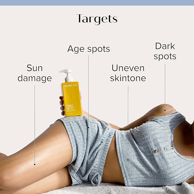 MEDIX Vitamin C Cream + Anti Aging Argan Oil Cream 2PC Skin Care Bundle | Moisturizer Body Cream & Face Lotion | Brightening Body Lotion For Women, Uneven Skin Tone, Wrinkles, & Sun Damaged Skin, 2PC-BubblyBeeBaby