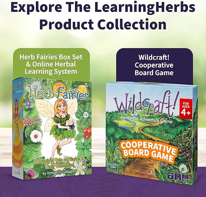 Herb Fairies: 13 Plant Books Set & Digital Learning System - Explore Plants & Healing Herbs Through Engaging & Educational Stories - Includes Audiobooks, Printables, Recipes, Crafts, Puzzles & Games-BubblyBeeBaby
