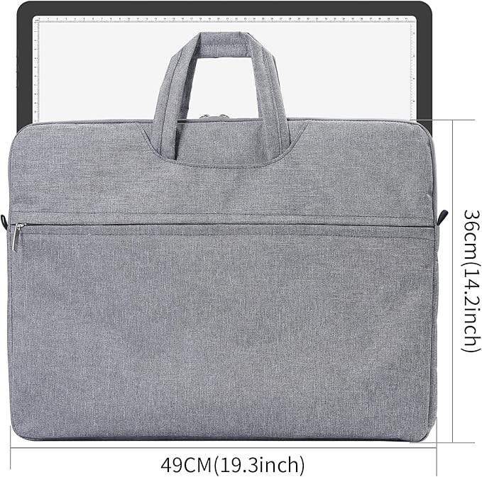 Elice Magnetic A3 Light Board with Bag for Diamond Painting, Tracing LED Light Box with Side Buttons, Super Bright Diamond Art Light Pad, Light Table for Drawing, Sketching, Weeding Vinyl - Black-BubblyBeeBaby