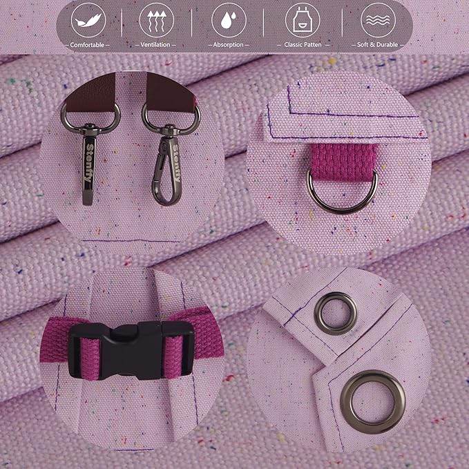 Kids Art Aprons for Painting, Gardening, Cooking, Multiple Pockets, Kids Smock for Boys & Girls, Waterproof (Age6-12)-BubblyBeeBaby