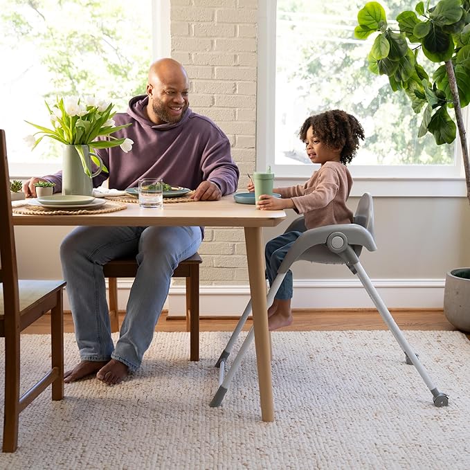 Ingenuity Trio Foldaway 6-in-1 Baby High Chair, 6 Ways to Use, Toddler Chair, Foldable Legs, 6M-5Y - Endless Blooms-BubblyBeeBaby