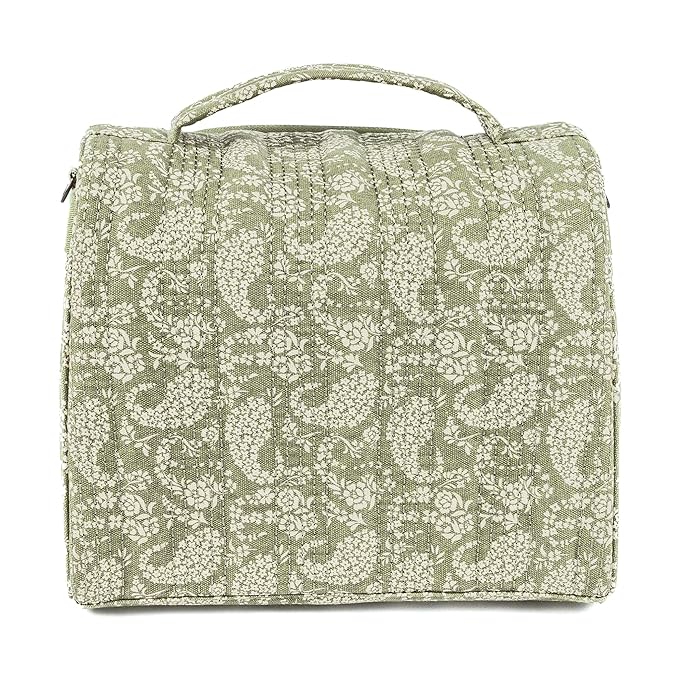 JuJuBe x Sazan Hendrix - New Insulated Bottle Bag, Breastmilk Storage Bag for Baby Bottles, Travel Waterproof Insulated Lunch or Cooler Bag for Nursing, Milk, Snacks, Paisley Floral, Mother's Day Gift-BubblyBeeBaby