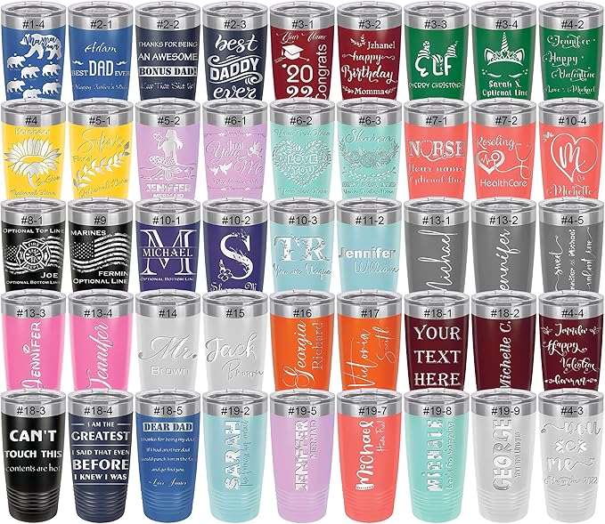 iProductsUS Personalized Tumbler for Women, 20oz Custom Insulated Stainless Steel Cup Engraved Your Name and Designs, Travel Coffee Mug with Lid, Gifts for Mom, Keep Drinks Cold and Hot (Teal)-BubblyBeeBaby