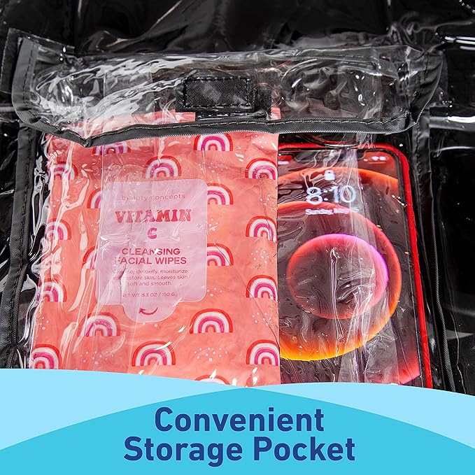 Graco Baby Jogging Stroller Universal Rain Cover, Ventilated Weather Shield, Waterproof, Windproof, Versatile Size to Fit Most Jogging Strollers, Vinyl, Clear, Plastic-BubblyBeeBaby