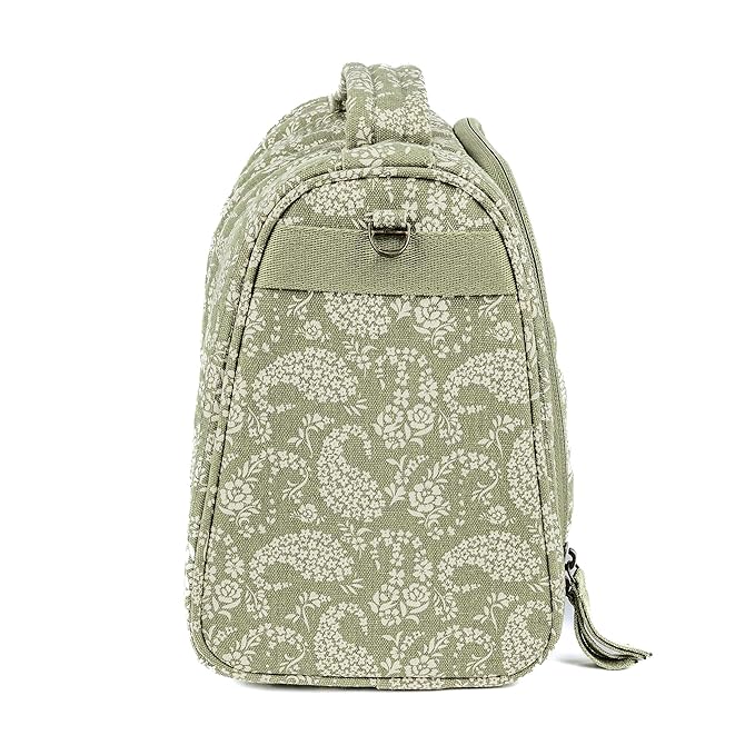 JuJuBe x Sazan Hendrix - New Insulated Bottle Bag, Breastmilk Storage Bag for Baby Bottles, Travel Waterproof Insulated Lunch or Cooler Bag for Nursing, Milk, Snacks, Paisley Floral, Mother's Day Gift-BubblyBeeBaby