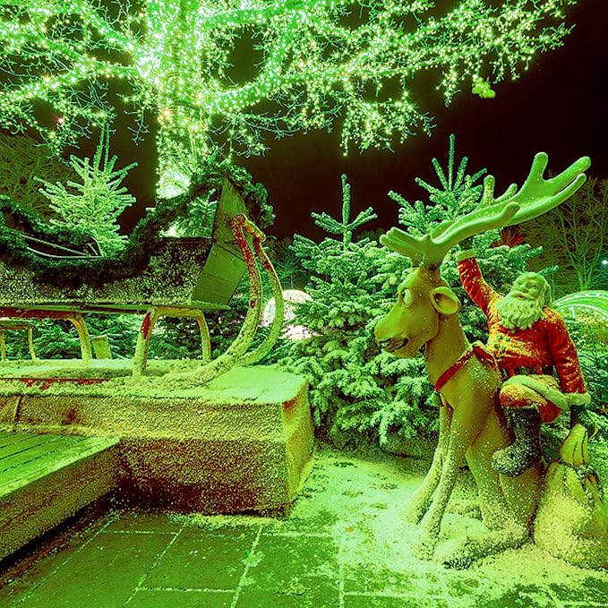 HOME LIGHTING 200 LED 66FT Christmas String Lights, St Patricks Day Fairy Lights with 8 Lighting Modes, String Mini Light Plug in for Indoor Outdoor Tree Garden Wedding Party Decoration, Green-BubblyBeeBaby