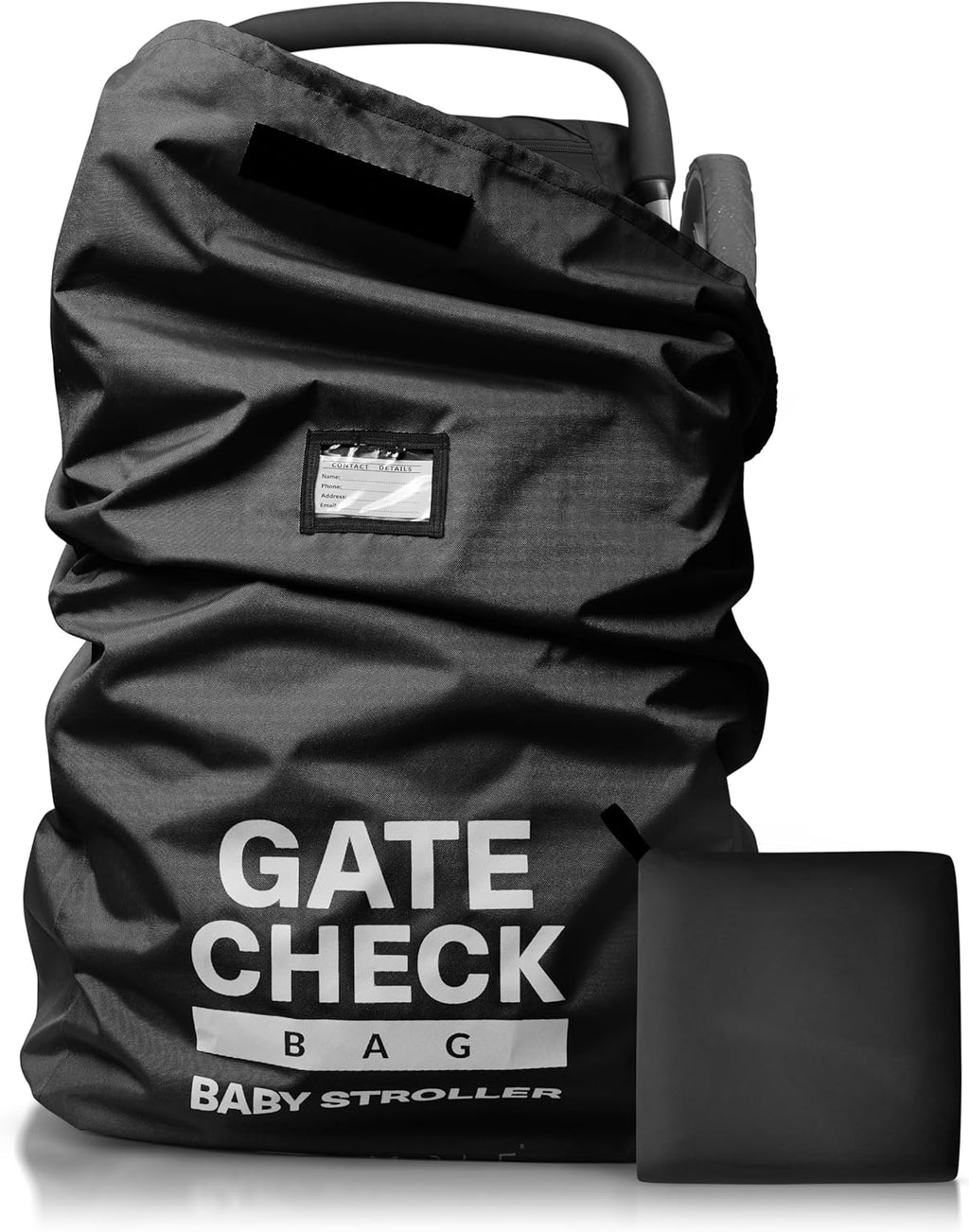 Bramble Large Stroller Bag for Airplane Travel Gate Check in Waterproof 116x53cm (Black)