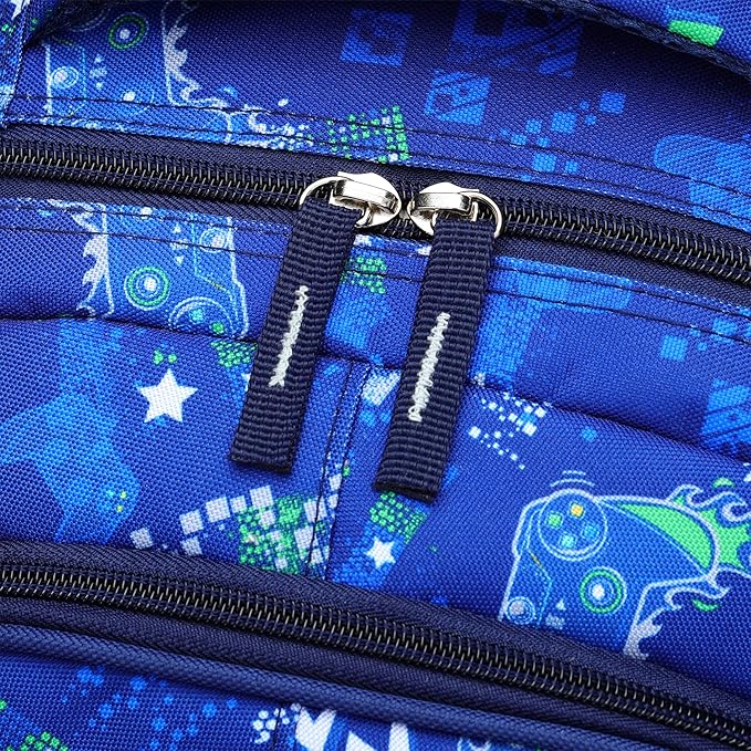 Kids Backpack - Astro Black | Durable Elementary School Bag for Boys | 17" Tall | 24L Capacity-BubblyBeeBaby