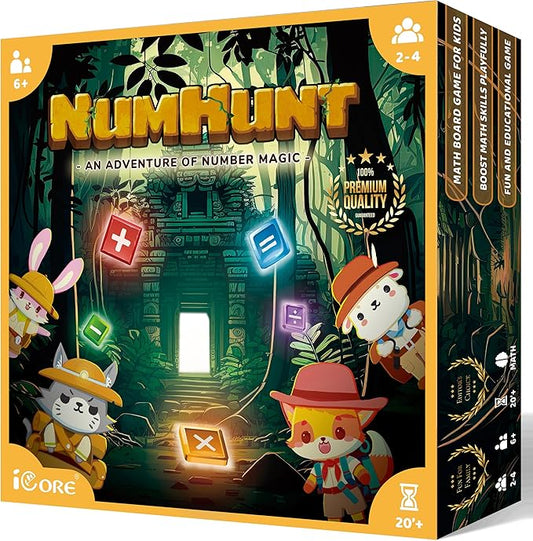 iCore Math Games for Kids, Adults Stress Relief ADHD Math Toys, Smart Learning, Multiplication, Division, Addition, and Subtraction.-BubblyBeeBaby