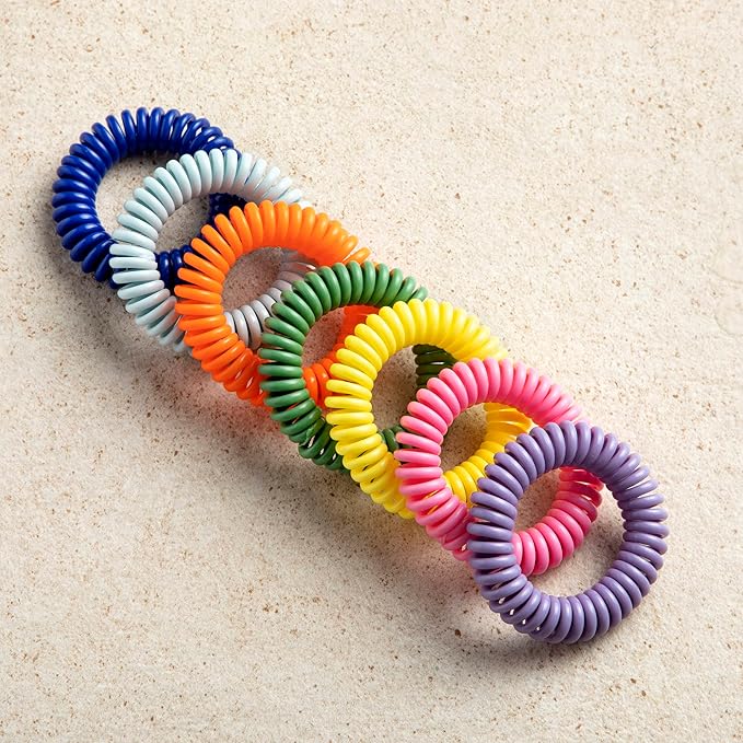 15 Pack Mosquito Repellent Bracelets, DEET-Free for Kids & Adults, Individually Wrapped Bands-BubblyBeeBaby