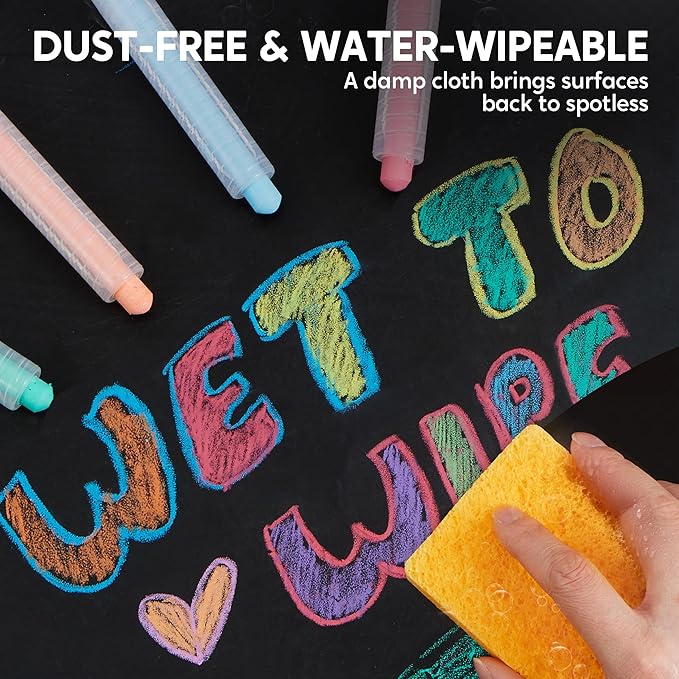 JOYIN 36 PCS Silky Crayon for Kids, Toddler Twistable Crayon, 12 Colors, Art Supplies, School Supplies, Kids Indoor Activities-BubblyBeeBaby