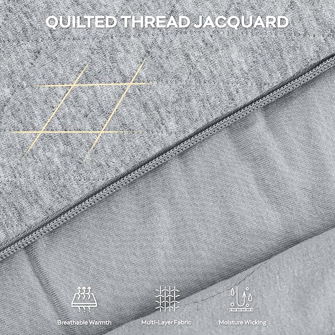 JELLYMONI Baby Sleep Sack TOG 2.5, 18-24 Months Winter Baby Wearable Blanket, 100% Cotton Infant Sleeping Sack 2-Way Zipper Warm Quilted Sleepsack-BubblyBeeBaby