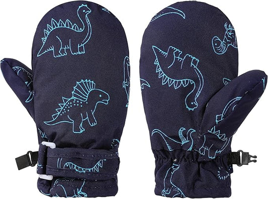 Toddler Gloves Kids Mittens Winter Warm Lined Fleece Gloves Waterproof Snow Baby Mitten for Boys Girls-BubblyBeeBaby