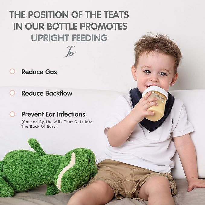 hegen Baby Bottles - Breastfeeding System with Basic Starter Kit and 11oz 2 Pack-BubblyBeeBaby